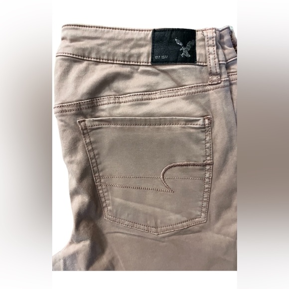 American Eagle pastel pink stretchy pants - Picture 5 of 15